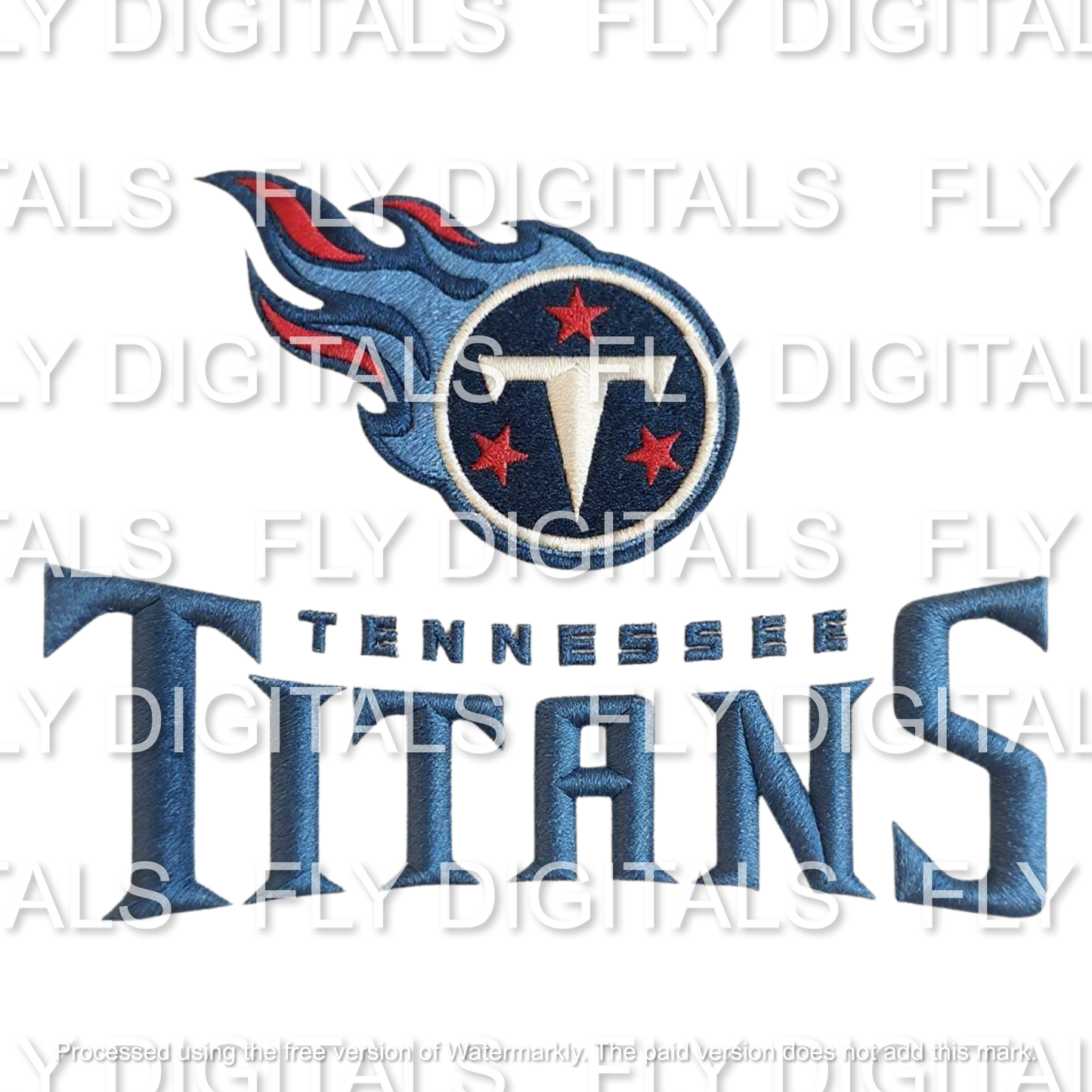 Football Embroidery Effect Digital Download
